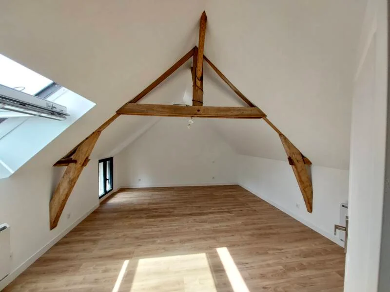 Chambre dans les combles suite à une isolation thermique